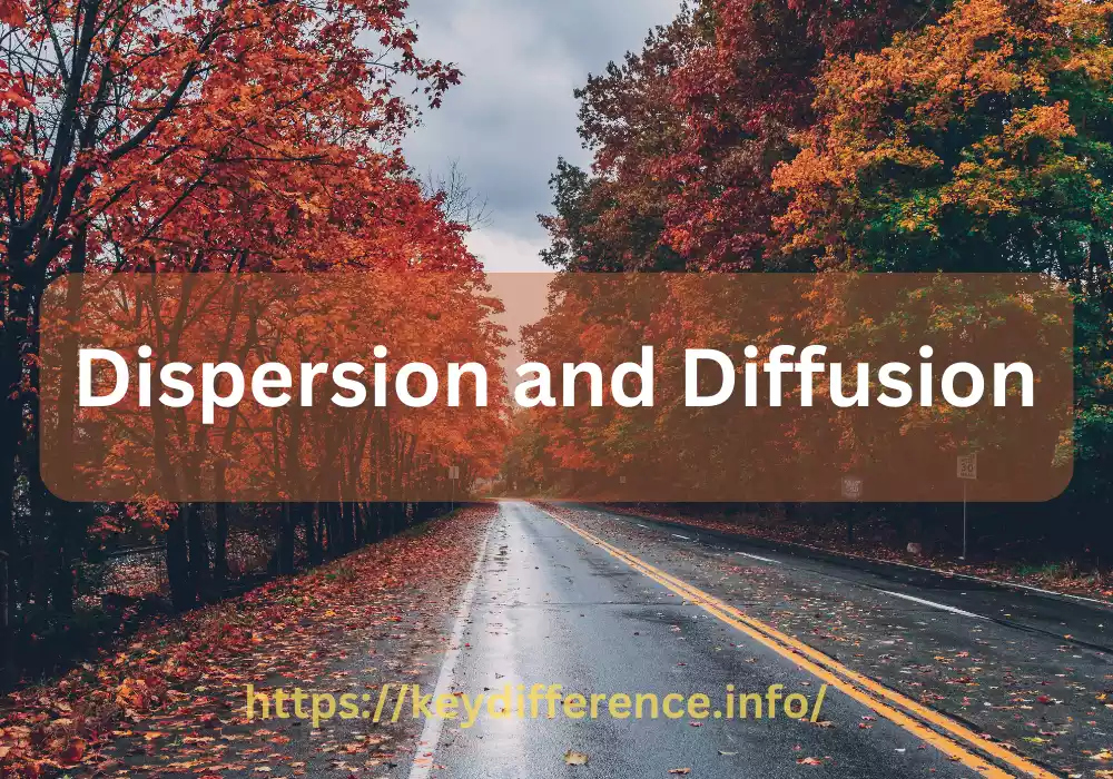 Dispersion and Diffusion