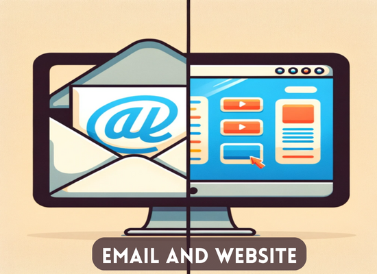 Email and website